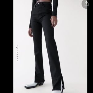 Zara Black Dark Wash Denim Jeans - Size 4